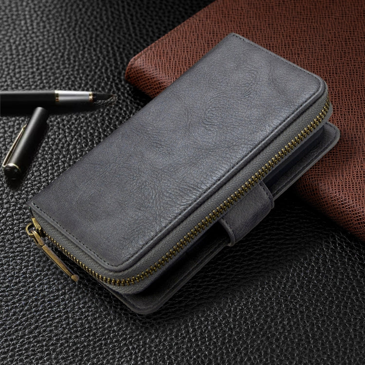 For Galaxy S10 Plus Detachable Multifunctional Horizontal Flip Leather Case with Card Slots & Zipper Wallet & Photo Frame