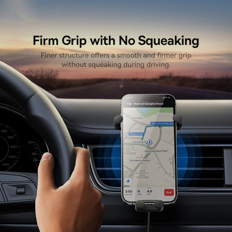 Baseus 15W Stable Gravitational Wireless Charging Car Mount Pro Air Outlet Version