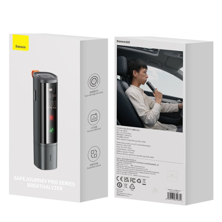 Baseus SafeJourney Pro Series Breathalyzer(Space Grey)