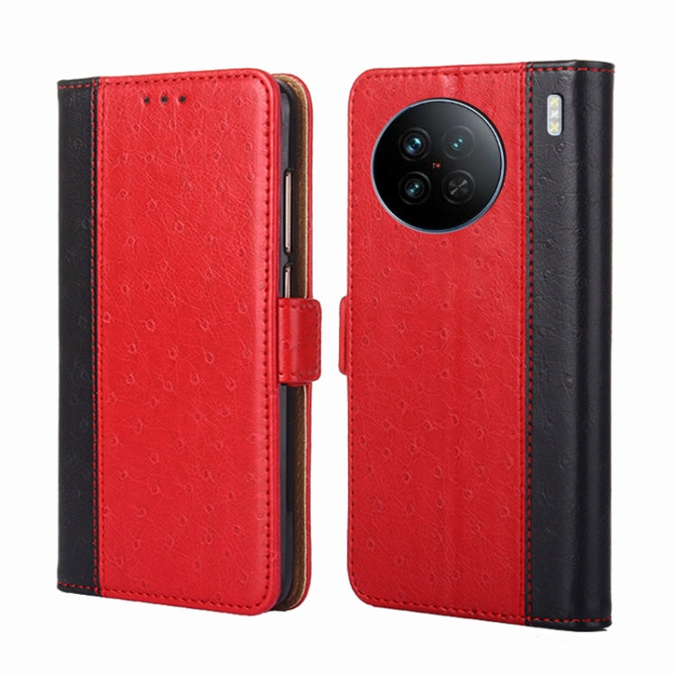 For vivo X90 Ostrich Texture Flip Leather Phone Case