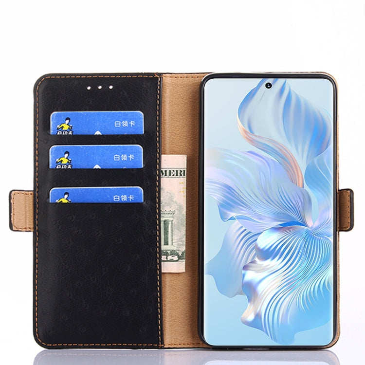 For Samsung Galaxy A04e 4G Ostrich Texture Flip Leather Phone Case