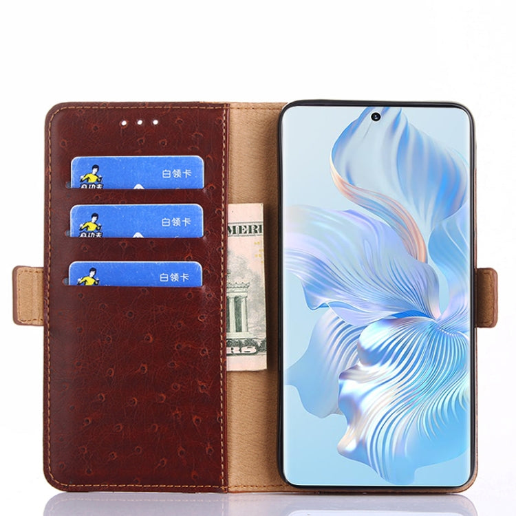 For Samsung Galaxy A04e 4G Ostrich Texture Flip Leather Phone Case
