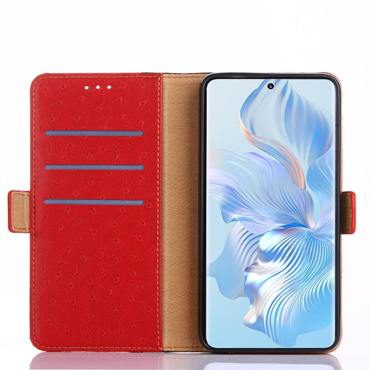 For Samsung Galaxy A04e 4G Ostrich Texture Flip Leather Phone Case