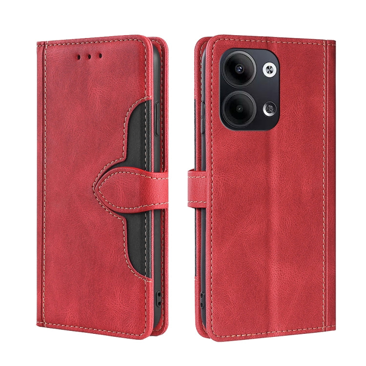 For OPPO Reno9 5G / Reno9 Pro 5G Skin Feel Magnetic Buckle Leather Phone Case