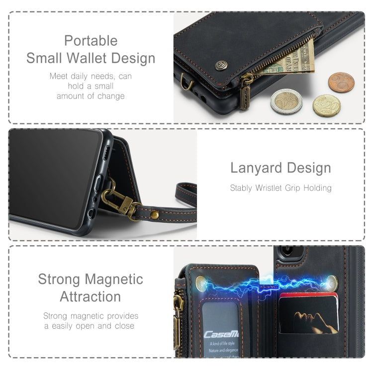 For Samsung Galaxy A13 5G CaseMe C20 Multifunctional RFID Leather Phone Case