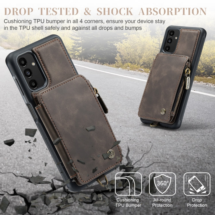 For Samsung Galaxy A13 5G CaseMe C20 Multifunctional RFID Leather Phone Case