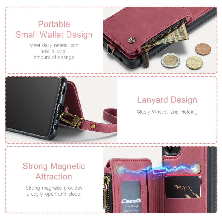 For Samsung Galaxy A13 5G CaseMe C20 Multifunctional RFID Leather Phone Case