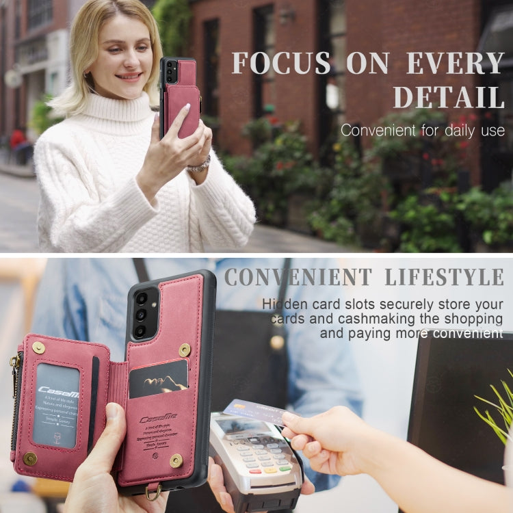 For Samsung Galaxy A13 5G CaseMe C20 Multifunctional RFID Leather Phone Case