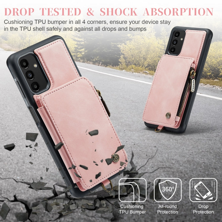 For Samsung Galaxy A13 5G CaseMe C20 Multifunctional RFID Leather Phone Case