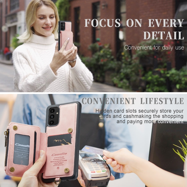 For Samsung Galaxy A13 5G CaseMe C20 Multifunctional RFID Leather Phone Case