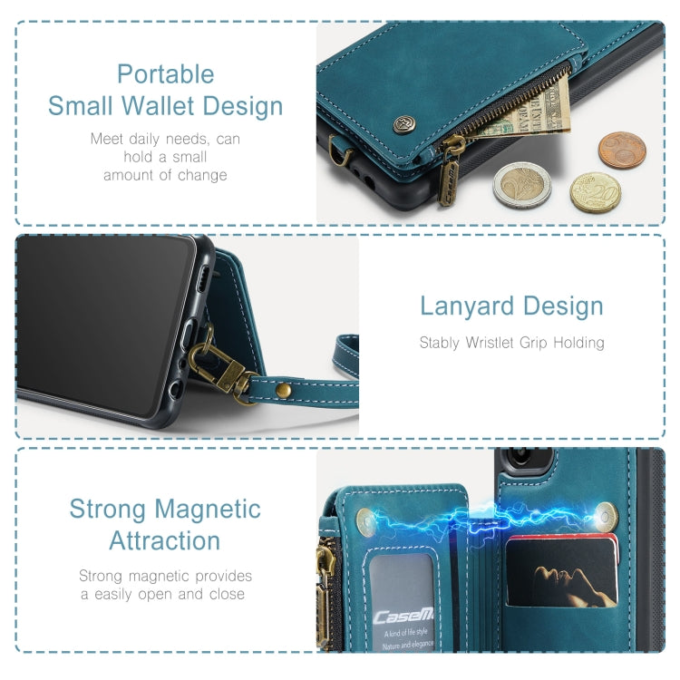 For Samsung Galaxy A13 5G CaseMe C20 Multifunctional RFID Leather Phone Case