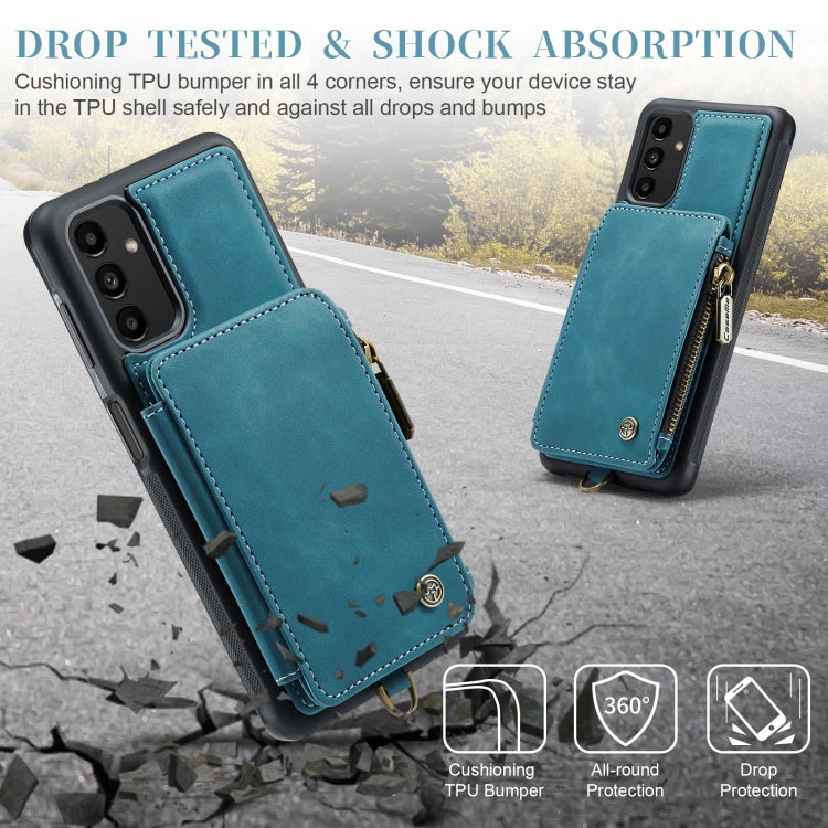 For Samsung Galaxy A13 5G CaseMe C20 Multifunctional RFID Leather Phone Case
