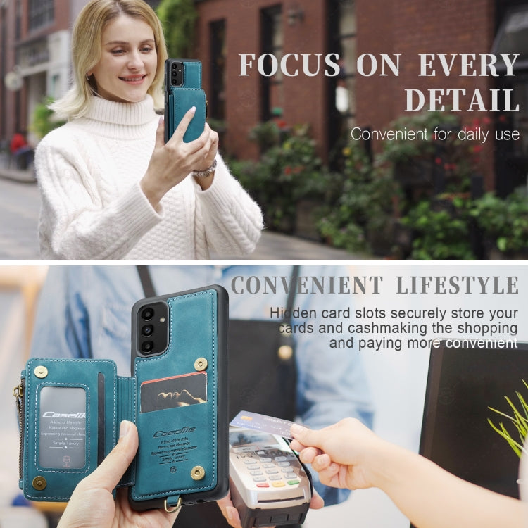 For Samsung Galaxy A13 5G CaseMe C20 Multifunctional RFID Leather Phone Case