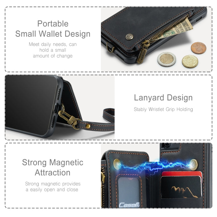 For iPhone SE 2022 / SE 2020 / 7 / 8 CaseMe C20 Multifunctional RFID Leather Phone Case