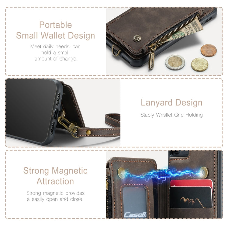 For iPhone SE 2022 / SE 2020 / 7 / 8 CaseMe C20 Multifunctional RFID Leather Phone Case