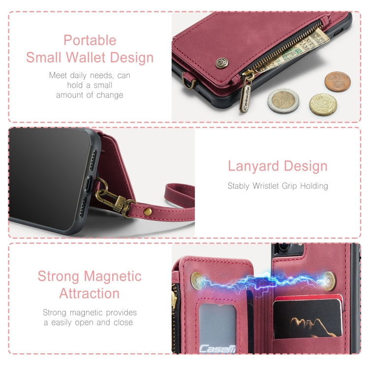 For iPhone SE 2022 / SE 2020 / 7 / 8 CaseMe C20 Multifunctional RFID Leather Phone Case