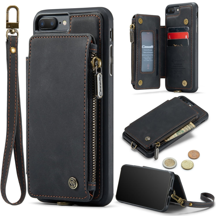 For iPhone 7 Plus / 8 Plus CaseMe C20 Multifunctional RFID Leather Phone Case
