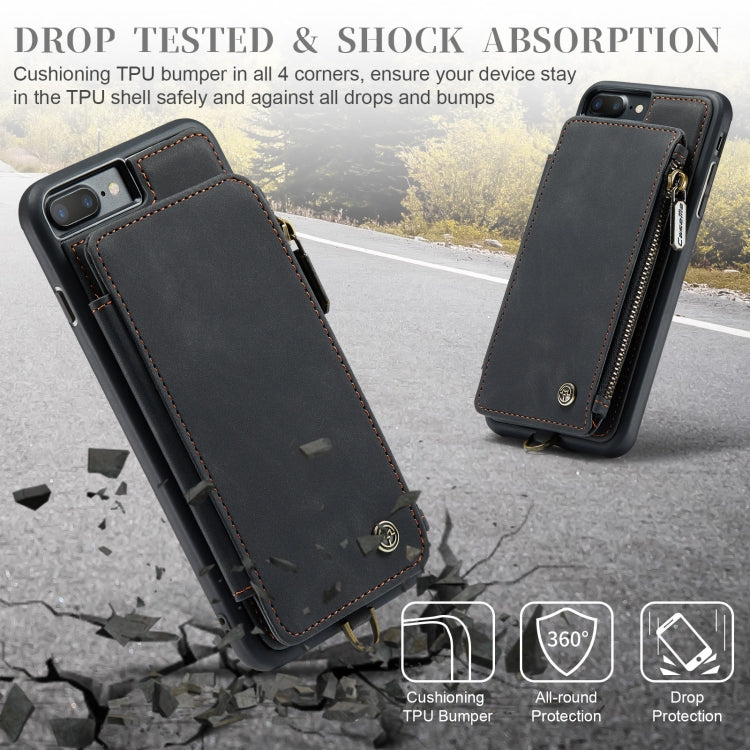For iPhone 7 Plus / 8 Plus CaseMe C20 Multifunctional RFID Leather Phone Case