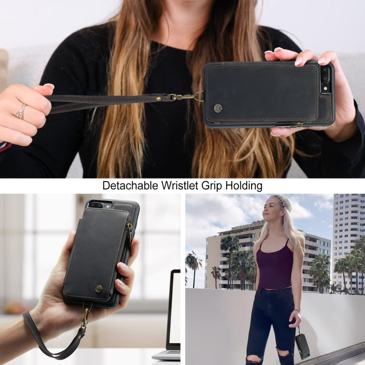 For iPhone 7 Plus / 8 Plus CaseMe C20 Multifunctional RFID Leather Phone Case