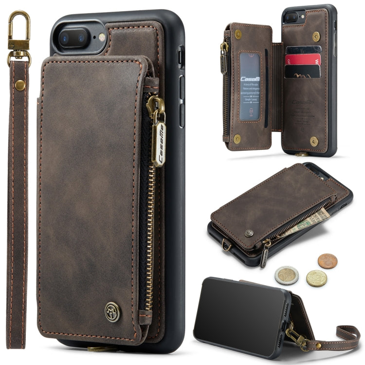 For iPhone 7 Plus / 8 Plus CaseMe C20 Multifunctional RFID Leather Phone Case