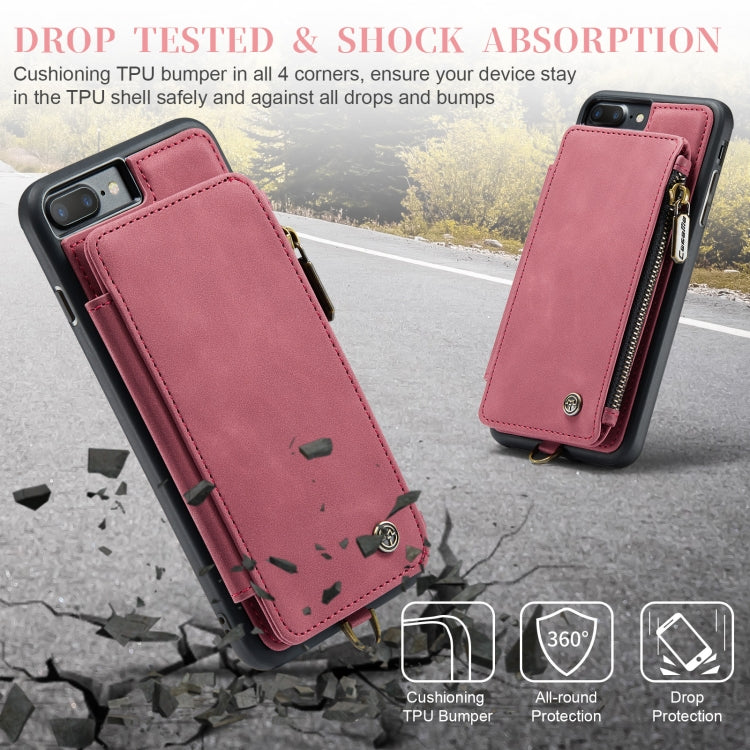 For iPhone 7 Plus / 8 Plus CaseMe C20 Multifunctional RFID Leather Phone Case