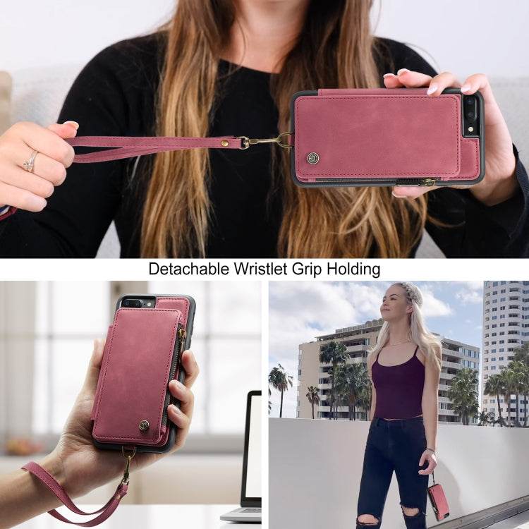 For iPhone 7 Plus / 8 Plus CaseMe C20 Multifunctional RFID Leather Phone Case