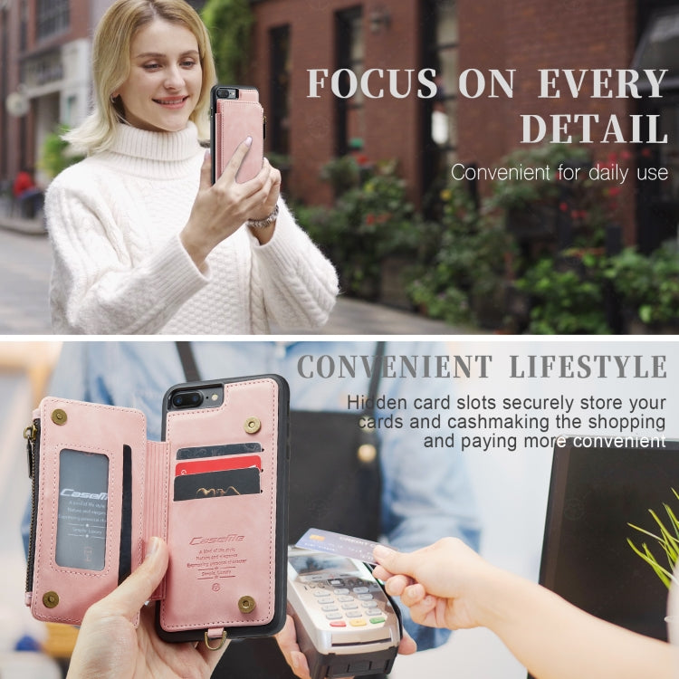 For iPhone 7 Plus / 8 Plus CaseMe C20 Multifunctional RFID Leather Phone Case