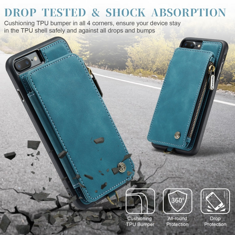 For iPhone 7 Plus / 8 Plus CaseMe C20 Multifunctional RFID Leather Phone Case