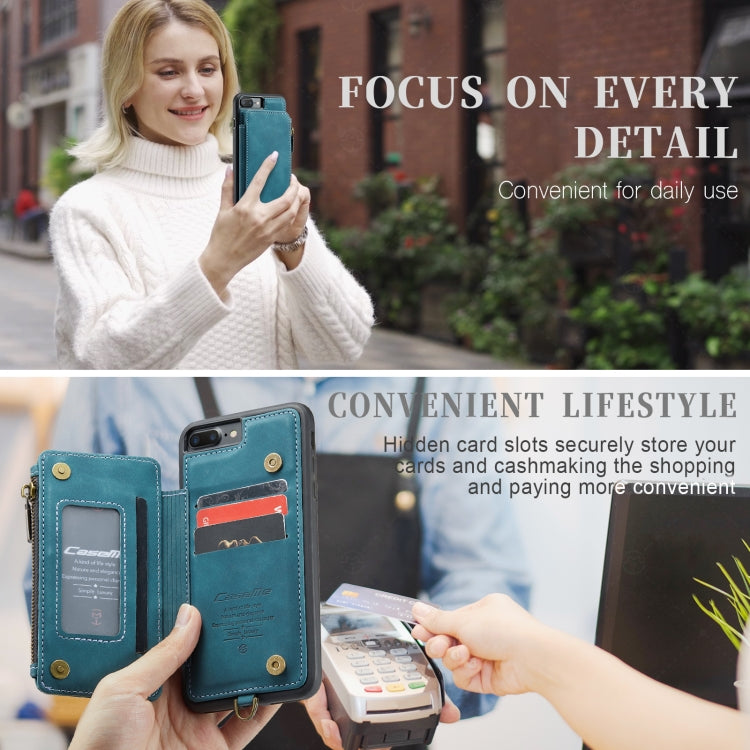 For iPhone 7 Plus / 8 Plus CaseMe C20 Multifunctional RFID Leather Phone Case