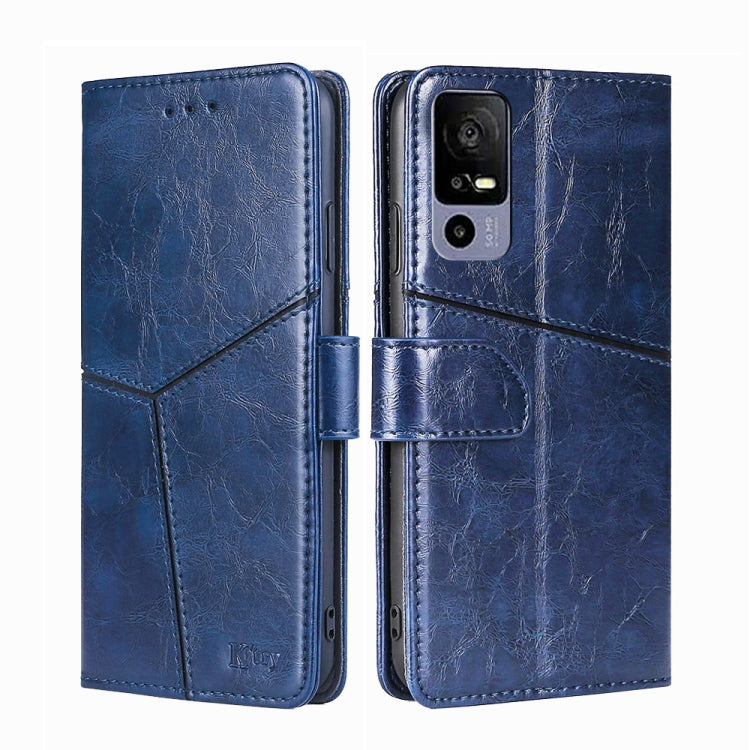 For TCL 40R 5G Geometric Stitching Horizontal Flip Leather Phone Case