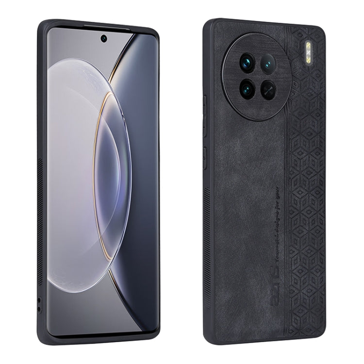 For vivo X90 AZNS 3D Embossed Skin Feel Phone Case