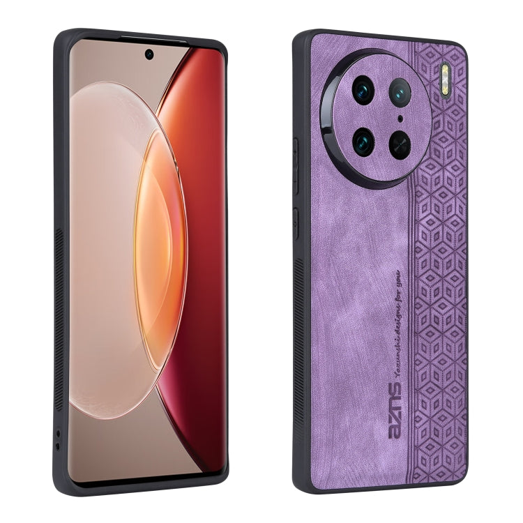 For vivo X90 Pro AZNS 3D Embossed Skin Feel Phone Case