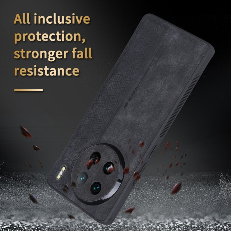 For vivo X90 Pro AZNS 3D Embossed Skin Feel Phone Case