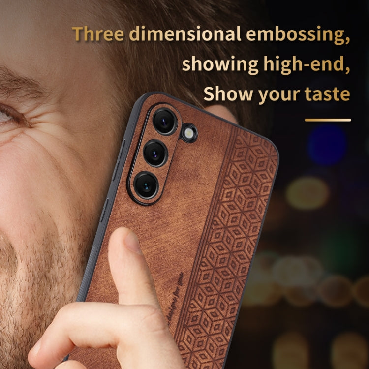 For Samsung Galaxy S23+ 5G AZNS 3D Embossed Skin Feel Phone Case
