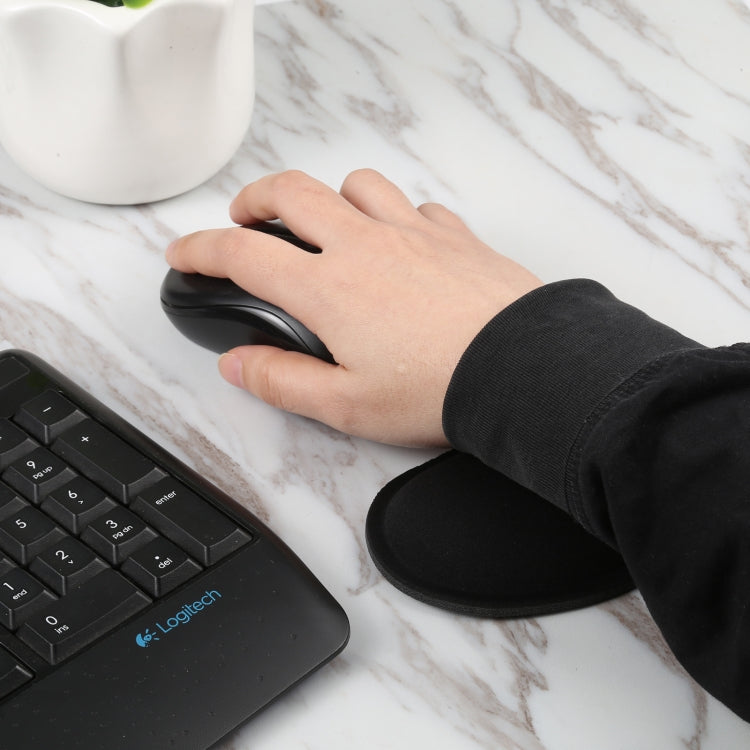 Memory Foam Wrist Guard Mouse Holder(Black)