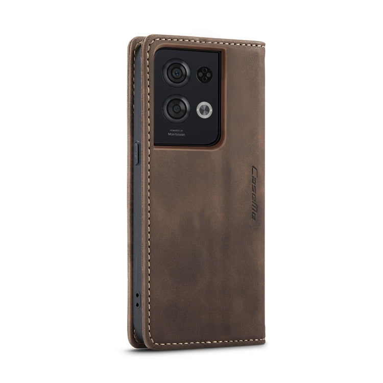 For OPPO Reno8 Pro 5G Global CaseMe 013 Multifunctional Horizontal Flip Leather Phone Case