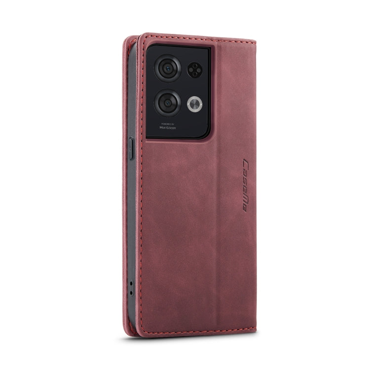 For OPPO Reno8 Pro 5G Global CaseMe 013 Multifunctional Horizontal Flip Leather Phone Case
