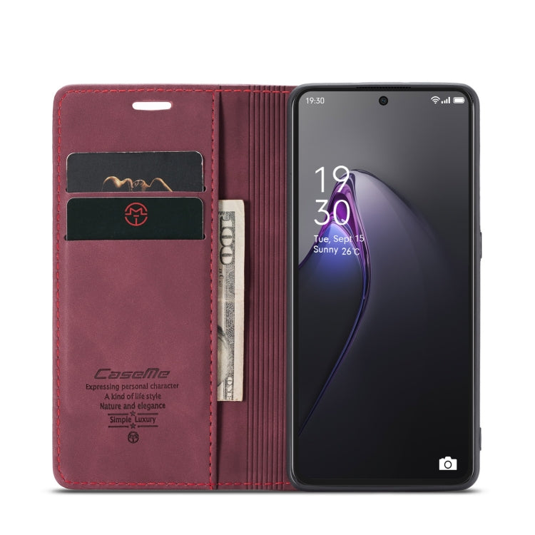 For OPPO Reno8 Pro 5G Global CaseMe 013 Multifunctional Horizontal Flip Leather Phone Case
