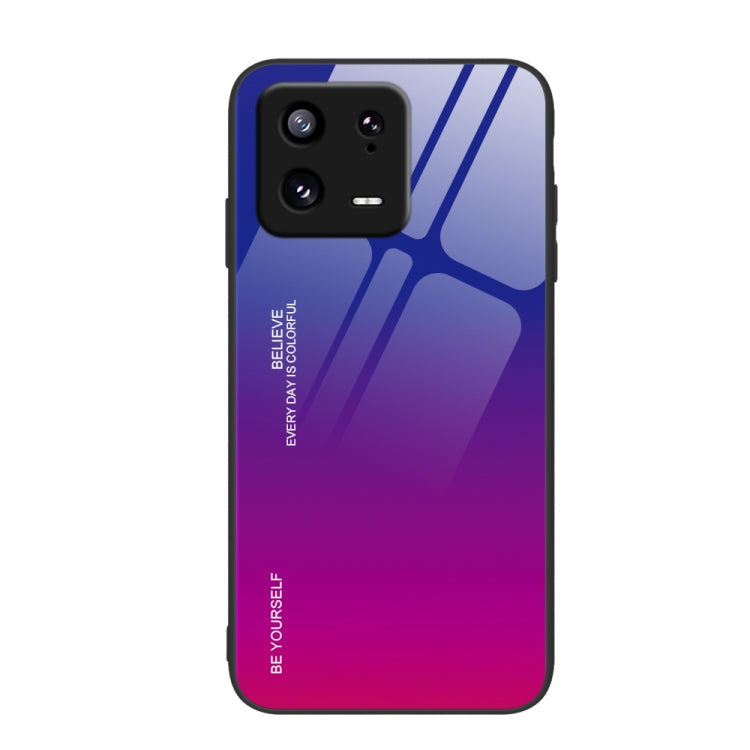 For Xiaomi 13 Pro Gradient Color Glass Phone Case
