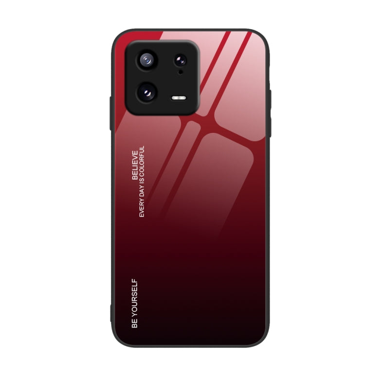 For Xiaomi 13 Pro Gradient Color Glass Phone Case
