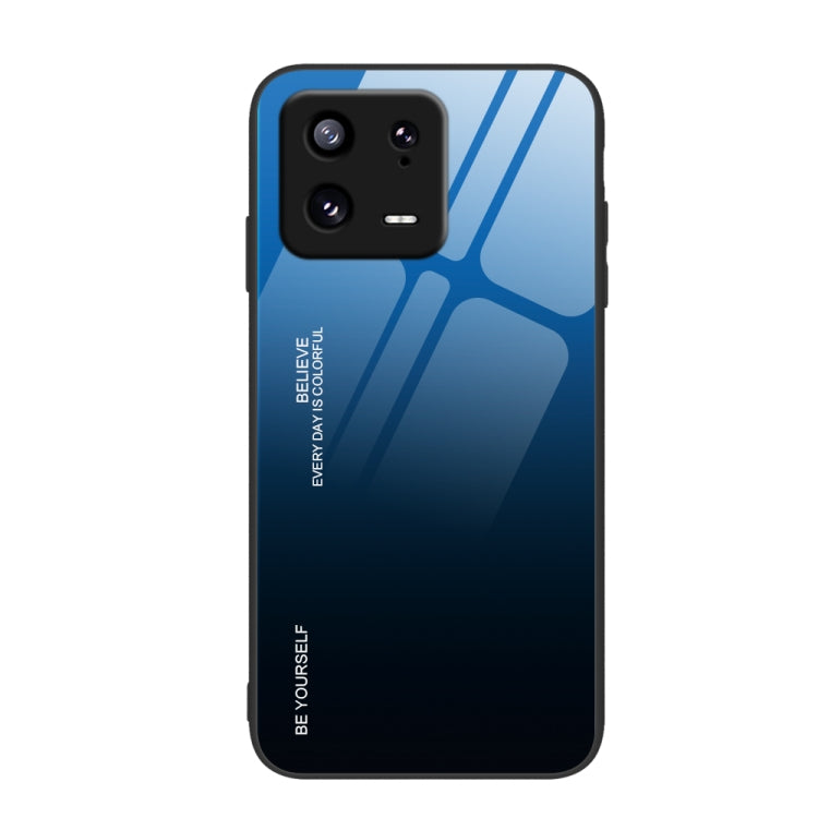 For Xiaomi 13 Pro Gradient Color Glass Phone Case