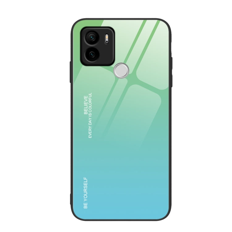 For Xiaomi Redmi A1+ Gradient Color Glass Phone Case
