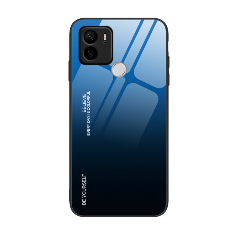 For Xiaomi Redmi A1+ Gradient Color Glass Phone Case