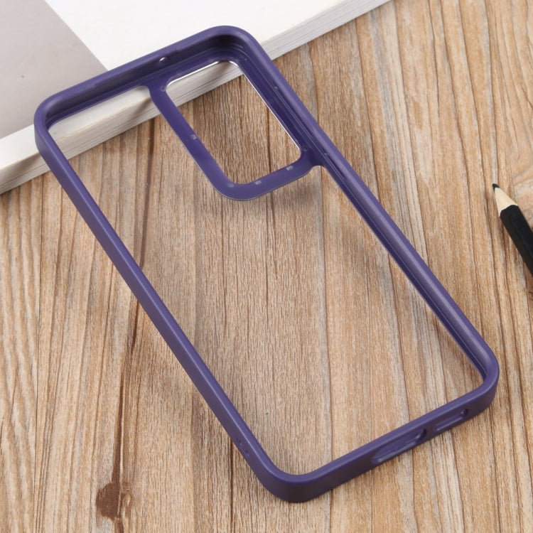 For Samsung Galaxy S23 5G Clear Acrylic Soft TPU Phone Case