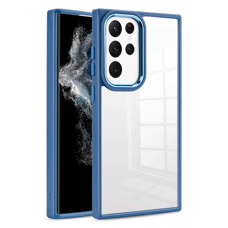 For Samsung Galaxy S23 Ultra 5G Clear Acrylic Soft TPU Phone Case
