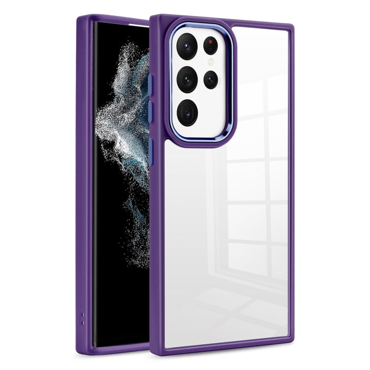 For Samsung Galaxy S23 Ultra 5G Clear Acrylic Soft TPU Phone Case