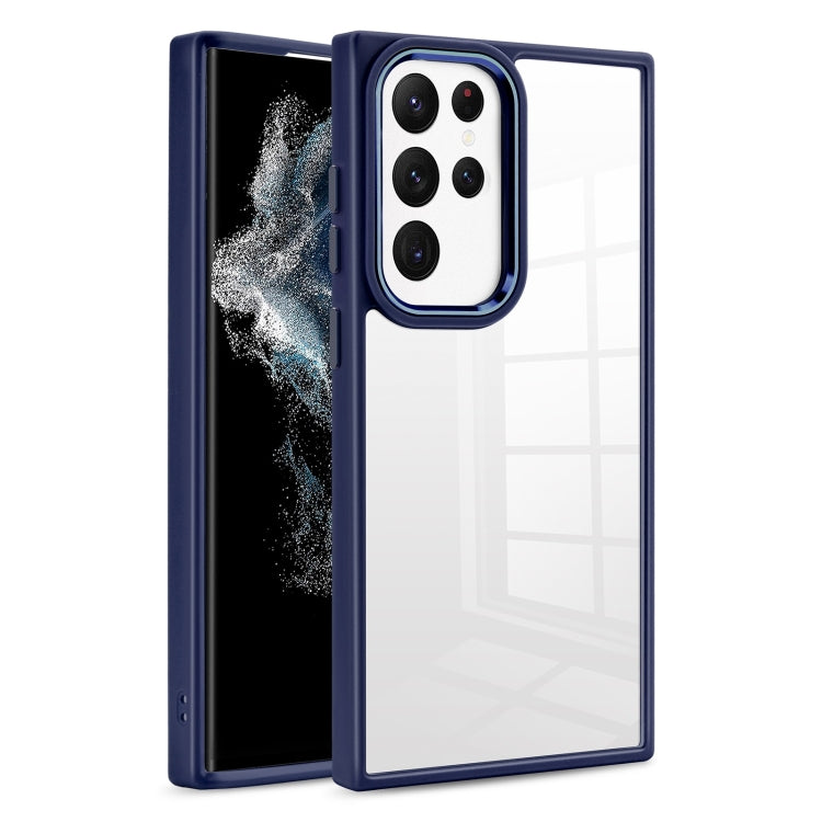 For Samsung Galaxy S23 Ultra 5G Clear Acrylic Soft TPU Phone Case