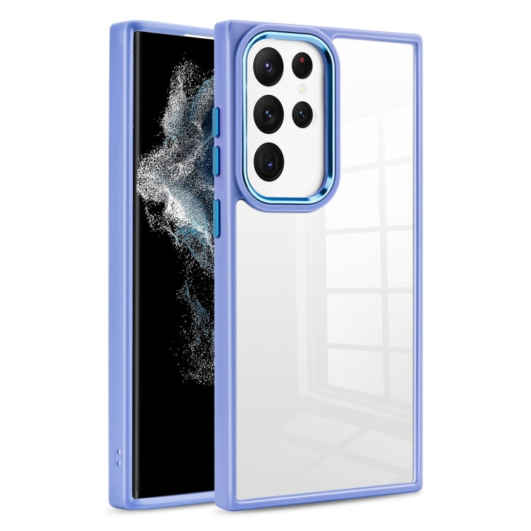 For Samsung Galaxy S23 Ultra 5G Clear Acrylic Soft TPU Phone Case