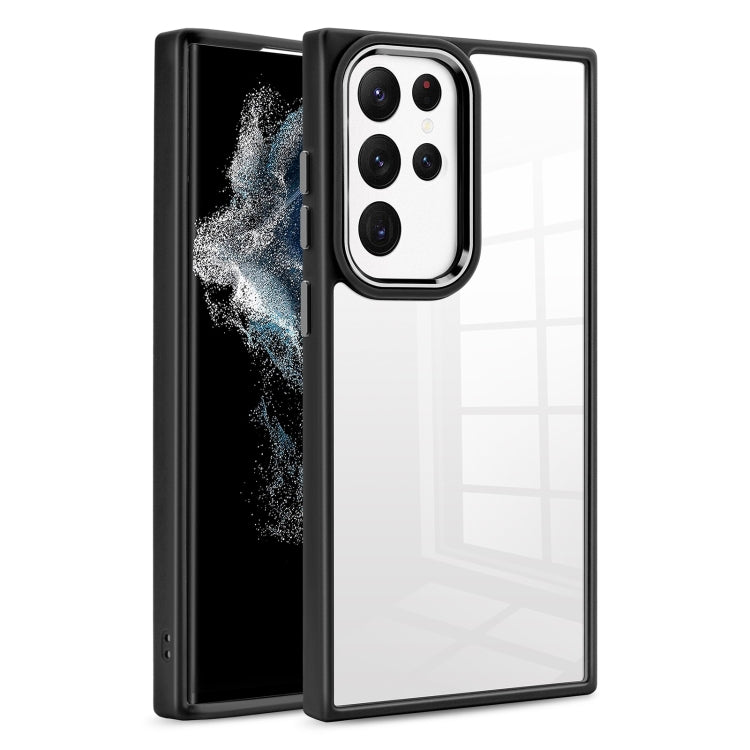 For Samsung Galaxy S23 Ultra 5G Clear Acrylic Soft TPU Phone Case