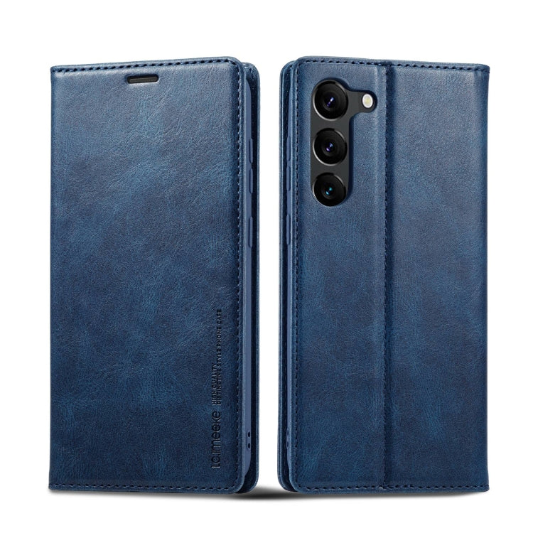 For Samsung Galaxy S23 5G LC.IMEEKE RFID Anti-theft Leather Phone Case